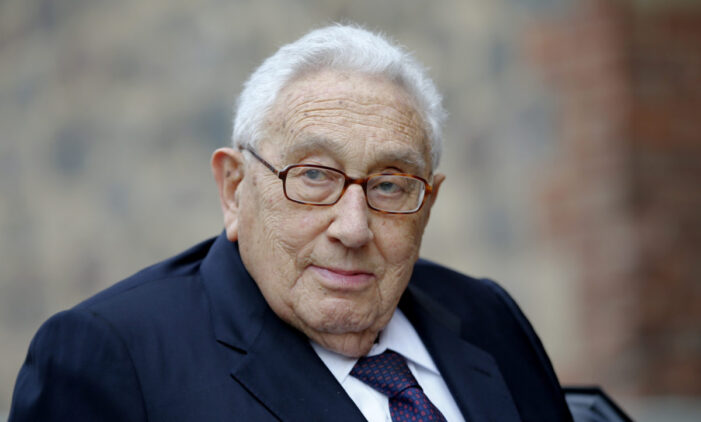 Henry Kissinger, Towering and Polarizing U.S. Strategist, Dies at 100
