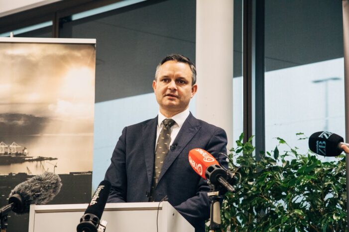 Green Party Co-leader Leader James Shaw resigns